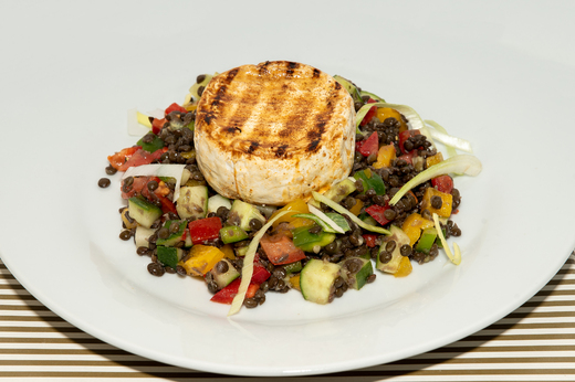 Zeleninový salát s černou čočkou Beluga * 7