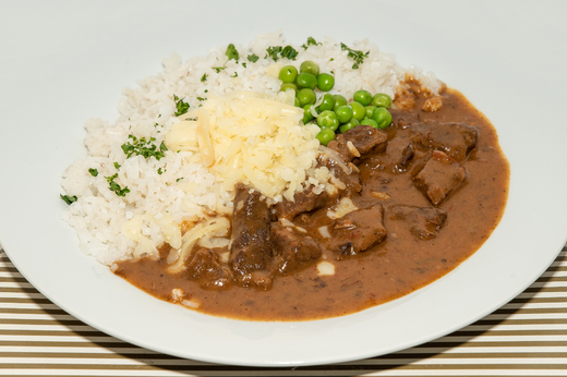 Hovězí měxický guláš s rýží * 1,7