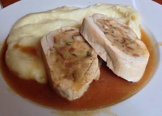 Pečená kuřecí roláda s kaší * 1,7