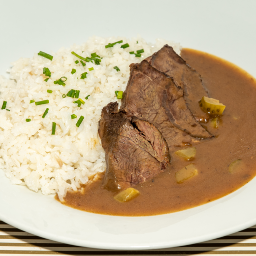 Znojemská hovězí pečeně s rýží * 1,10